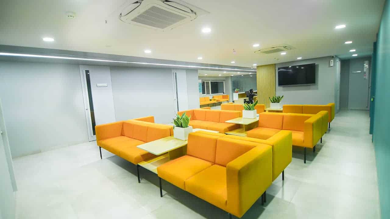 Waiting hall at felicity